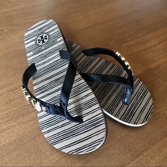 Tory Burch Shoes - Tory Burch Jeweled Flip Flops